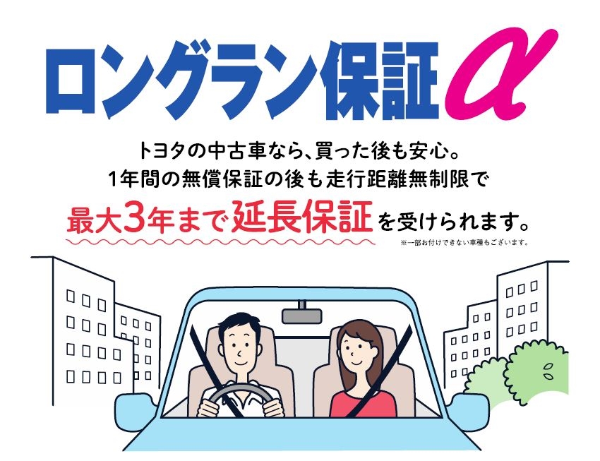 ロングラン保証 | 中古車情報（U-Car） | 群馬トヨペット