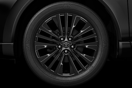 225/55R19タイヤ&19×7Jアルミホイール(ブラック塗装)